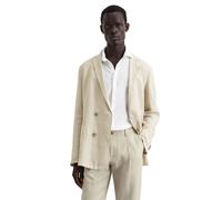 Sakko MARC O'POLO "aus reinem Leinen", Herren, Gr. 50, grau (m707), Obermaterial: 100% Leinen, unifarben, Sakkos Sakko (22200422-50) m707