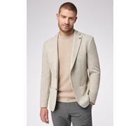 Sakko ROY ROBSON "Feinstrick", Herren, Gr. 56, beige, 40% Polyester, 30% Schurwolle, 30% Polyacryl, slim fit, Sakkos (77940404-56) beige