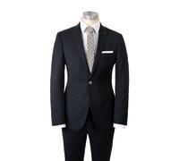 ROY ROBSON Sakko Herren Slim Fit Schurwoll-Stretch Schwarz, 28