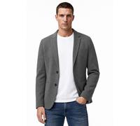Sakko STREET ONE MEN, Herren, Gr. 3XL (48), grau (ash grau melange), Stoff, Oberstoff: 70% Polyester, 24% Viskose, 6% Elasthan. Futter: 100% Polyester, V-Ausschnitt, abgesteppt, Sakkos Sakko, Mit Reve
