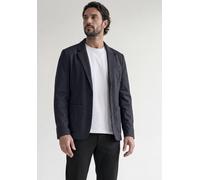 Sakko STREET ONE MEN, Herren, Gr. 3XL (48), grau (schwarz ink blau), Stoff, Obermaterial: 87% Polyester, 10% Viskose, 3% Elasthan. Futter: 100% Polyester, V-Ausschnitt, abgesteppt, Sakkos Sakko, mit a
