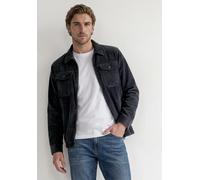Sakko STREET ONE MEN, Herren, Gr. M (40), obsidian grau, Web, 100% Baumwolle, ohne Ausschnitt, abgesteppt, Sakkos Sakko, in Cord-Optik (10993033-M) obsidian grau