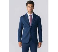 Sakko TEESHOPPEN "TEESHOPPEN Blazer The Original", Herren, Gr. 46, blau, Obermaterial: 75% Polyester, 22% Viskose, 3% Elasthan, Sakkos Sakko (59900149-46) blau