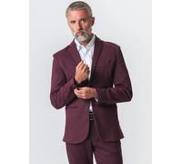 Sakko TEESHOPPEN "TEESHOPPEN Blazer The Original", Herren, Gr. 52, rot (bordeaux), Obermaterial: 75% Polyester, 22% Viskose, 3% Elasthan, Sakkos Sakko (62363766-52) bordeaux
