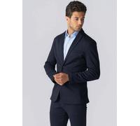 Sakko TEESHOPPEN "TEESHOPPEN Blazer The Original", Herren, Gr. 54, blau (navy), Obermaterial: 75% Polyester, 22% Viskose, 3% Elasthan, Sakkos Sakko (83333149-54) navy
