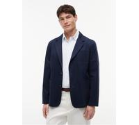 Sakko TOMMY HILFIGER "Premium Line Tech-Cotton Performance Anzug", Herren, Gr. 54, carbon navy, Web, Obermaterial: 100% Baumwolle, regular fit, Sakkos Sakko, Premium Casual Everyday Sakko Anzug (44525
