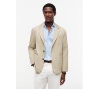 Sakko TOMMY HILFIGER "Premium Line Tech-Cotton Performance Anzug", Herren, Gr. 54, sandalwood, Web, Obermaterial: 100% Baumwolle, regular fit, Sakkos Sakko, Premium Casual Everyday Sakko Anzug (377732