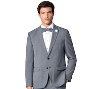 Sakko VENTI "VENTI Sakko uni", Herren, Gr. 50, blau, 65% Polyester, 31% Viskose, 4% Elasthan, Sakkos Sakko (16246254-50) blau