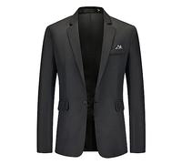 Sakkos für Herren Sportlich Elegante Blazer Anzugjacke Regular Fit 2 Knöpfe Regular Fit Schwarze Anzughose Herren Jackett Herren Schwarz 4Xl Tweed Sakko Herren Englisch