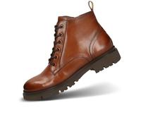 Salamander Damen Schnürstiefel, Schnürstiefel aus Leder, cognac, 38 EU