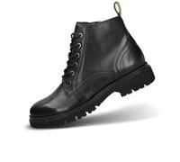 Salamander Damen Schnürstiefel, Schnürstiefel aus Leder, schwarz, 38 EU
