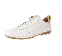 Schnürschuh SALAMANDER, Damen, Gr. 38, weiß, Glattleder, Schuhe Schnürschuh, Schnürer, Freizeitsneaker, Halbschuh mit Profilsohle und Perforation (81702835-38) weiß