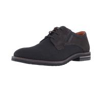 Salamander Herren Businessschuhe, Männer Schnürer, Wechselfußbett,Schnuerer,straßenschuhe,Strassenschuhe,Low-tie,Black/Black (1010),42 EU/EU UK