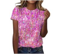 Sale Angebote Bluse Kurzarm Damen Weiß Bügelfrei Tshirt Damen Sprüche Summer Outfits for Women Shirt Schwarz Damen Grosse Groessen Frauen Kurzarm Rüschen Top Damen Große Größen Sale
