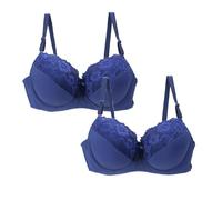 Sale Angebote Deals des Tages Damen Push Up BH Mit Blumen Spitze Schalen BH Elegant Vollschalen Bequem Große Brüste Bra Komfort Klassische BHS Tages Angebote Sale Damen