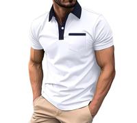 Sale Angebote Herren Poloshirts Herren Kurzarm Atmungsaktives Schnelltrocknend Poloshirts Für Herren Sommer Casual Mode Shirt Sommer Bequemes Knopfleiste T-Shirts Herren Tshirt Herren Set Angebote