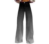 Sale Angebote High Waist Jeans Damen Weites Bein Stretch Pull On Wide Leg Baggy Jeans Sommerhose Frauen Denim Gerades Hose Y2K Teenager Mädchen Streetwear Warehouse Deals Angebote