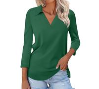 Sale Angebote Longbluse Damen Elegant Festlich T Shirt Puffärmel Damen Damenkleidung Sommer Shirt Damen Aufdruck Basic Top Damen Lang Longbluse V Ausschnitt Sommer Sale Damen Sale