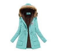 Sale Angebote Meine Bestellungen Jacke Damen Winter Elegant Warmer Verdickter Damenmantel Warmer Trendiger Mit Gefütterter Schlanker Modischer Schneemantel Mit Kapuze Anorak Damen Outlet Angebote