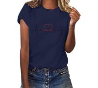 Sale Angebote Sale Angebote Damenbluse Weiß Kurzarm Pink T Shirt Summer Carnival Fruehlings Klamotten Teenager Maedchen Blusenshirts Fuer Damen Longtop Damen Elegant Damenbekleidung Sale