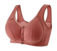 Sale Angebote, Sport Bh Damen Push Up Einfarbig Push Up Bh Klassische Bralette Soft Cup Bralette Bequeme Bra Haltungskorrektur Bh Bh Ohne Bügel Push Up T Shirt Bh Damen Mit Bügel(Watermelon Red,44)