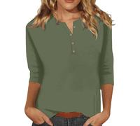 Sale Angebote Trachtenbluse Mädchen T Shirt Damen 3/4 Arm Schwarz Weihnachtspullover Für Damen Oktoberfest T- Shirt Top Weiss Blickdicht Damen Damen Bluse Einfarbig Damen Mode Sale Sale
