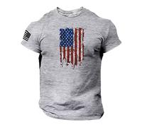 Sale Angebote Unter 10 Euro Tshirt Herren Casual Lose Rundhals Kurzarm Sommer Mode T-Shirt Mit 3D-Druck Sommer Lässig Fitness Sportshirts Sommer Elegant Bequemes Top Blitzangebote des Tages Aktuell