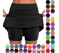 Sale Damenbekleidung Outlet Angebote Rock Mit Hose Drunter Kurz 2 In 1 Shorts Rock Farbverlauf Druck Tennis Rock Mit Short Integriert Sportrock Tennisrock was Frauen Wollen Prime Damen Angebote