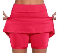 Sale Damenbekleidung Sommer Kleidung Für Damen Sale Rock Mit Hose Drunter Kurz 2 In 1 Shorts Rock Farbverlauf Druck Tennis Rock Mit Short Integriert Sportrock Tennisrock Travel Must Have Must Haves
