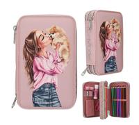 TopModel 2 Fach Federtasche Dots