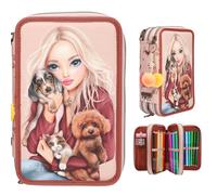 % SALE %: DEPESCHE® TOPModel 3 Fach Federtasche Fur Ever Friends