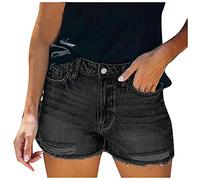 Sale Shorts Damen Jorts Hot Sommer Shorts Capri Short High Waist Kurze Jeanshose Jeanshosen Paperbag Curvy Schwimm Sale Damen-Shorts Jersey Quaste Hose mit Taschen