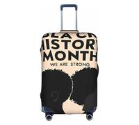 Salelf Brother for Luggage Cover Washable Elasticated Suitcase Covers TSA Approved Stylish Dust and Scratch Resistant Case Protector for Kids and Adults, Weiss/opulenter Garten, Large