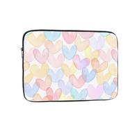 Salelf Laptophülle für MacBook Air / Pro, Dell, HP, stoßfest, wasserabweisend, Herzmotiv in vielen Farben