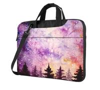 Salelf Starry Sky and Forest for 360 Protection Laptop Bag for 13-15.6 Inch, Business Messenger Aktentasche