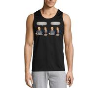 Sales Quota exceeded Celebration Herren Baumwolle Tank Top T-Shirt Schwarz, Schwarz , XL