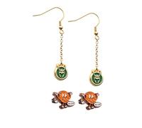 Salesone Ohrringer SalesOne Set Ohrringe Marvel Loki Krone und Miss Minutes Marvel Fanartikel