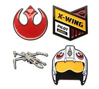 Salesone Star Wars Rebel 4 Pin Set, Einheitsgröße, Metall, Kein Edelstein