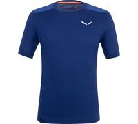 Salewa Agner AM Herren T-Shirts blau Größe S Alpinklettern | Bouldern | Sportklettern Hautfreundlich Merinowolle | Lyocell (Tencel™)