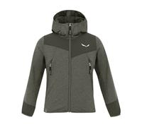 Salewa Agner Melange - Fleecejacke mit Kapuze - Kinder Green 164