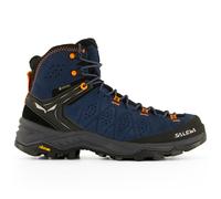 Salewa - Alp Trainer 2 Mid GTX - Wanderschuhe, Gr. 44, blau/schwarz (DarkDenim/FluoOrange)