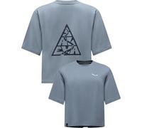 Salewa - Atmungsaktives Urban-T-Shirt aus Baumwolle - Damen / Frau - Eagle Loose T-Shirt W Java Blue - Eagle Loose T-Shirt W Java Blue für Blau XS