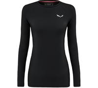 Salewa Cristallo Warm AMR Damen Longsleeves Merino schwarz Größe L Trekking Hautfreundlich Merinowolle