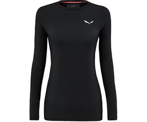Salewa Cristallo Warm AMR Damen Longsleeves Merino schwarz Größe S Trekking Hautfreundlich Merinowolle
