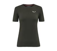 Salewa Damen Cristallo Warm Amr W T-srt. Shortsleeve Tee, Dark Olive, S EU