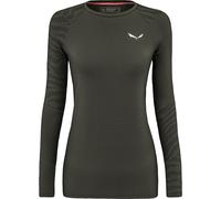 Salewa Cristallo Warm AMR W Long Sleeve Tee dark olive (5280) 34