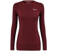 Salewa Cristallo Warm Damen T-Shirt, rot 38