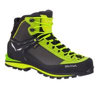 Salewa Wanderschuhe Crow GTX (Berg-Trekking, Veloursleder, wasserdicht) schwarz/lime Herren, Größe Euro (US) 42 (9)