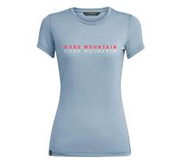 Salewa Damen Blusen und T-Shirts Pure mit Dri-Rel W S/Tee, Blue Fog Melange, 52/46, 00-0000027551