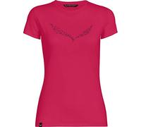 Salewa Damen Blusen und T-Shirts Solid Dry W S/Tee, Virtual Pink Melange, 48/42, 00-0000027019